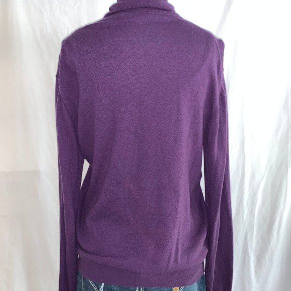 Purple Cashmere Sweater - Picture 2 of 3